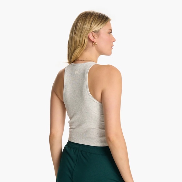 Vuori Pose Plyo Rib Tank in Grey - Picture 8 of 8